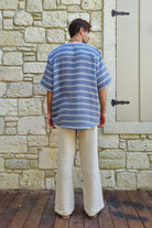 Odana's | Sustainable Gifts | ARCHEUS STRIPES Organic Cotton Double Gauze Shirt | Shirts | Sustainable Fashion