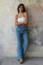 Odana's | Sustainable Gifts | PALAZZO Women's 4Layer Organic Gauze Cotton Pants | Palazzo Pants | Sustainable Fashion