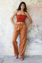Odana's | Sustainable Gifts | LOTUS Women's Organic Gauze Cotton Tube Top | Tube Top | Sustainable Fashion