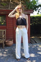 Odana's | Sustainable Gifts | DEMETER Linen Pants For Women | Linen Harem Pants | Sustainable Fashion