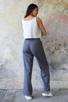 Odana's | Sustainable Gifts | TRINITY Linen Blend Women's Pants (Almond Green, Dark Gray, Windsor Tan) | Linen Pants | Sustainable Fashion