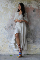 Odana's | Sustainable Gifts | EARTH Hemp Wrap Maxi Dress | Maxi Dress | Sustainable Fashion