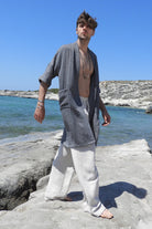 Odana's | Sustainable Gifts | URANUS Organic Gauze Cotton Kimono - Modern Short | Kimono | Sustainable Fashion