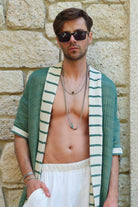 Odana's | Sustainable Gifts | NEPTUNE Reversible Organic Cotton Kimono, Dual-Sided Wear | Kimono | Sustainable Fashion