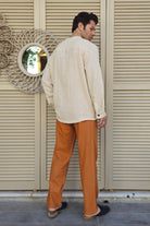 Odana's | Sustainable Gifts | ZEUS STRIPES Linen Blend Shirt | Shirts | Sustainable Fashion