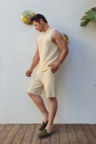 Odana's | Sustainable Gifts | HELIOS Open Knit Shirt & Shorts Set | Shirts | Sustainable Fashion