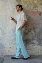 Odana's | Sustainable Gifts | DUNE Organic Gauze Cotton Pants (Army Green, Dusty Mint) | Harem Pants | Sustainable Fashion