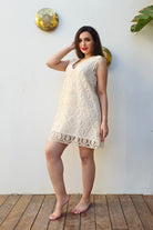Odana's | Sustainable Gifts | AURORA Lace Mini Dress Plus Size | Mini Dress | Sustainable Fashion