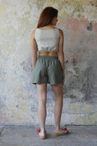 Odana's | Sustainable Gifts | TERRA Women's Linen Blend Shorts | Linen Short | Sustainable Fashion