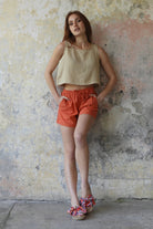 Odana's | Sustainable Gifts | TERRA Women's Linen Blend Shorts | Linen Short | Sustainable Fashion