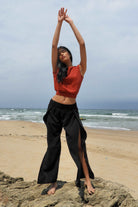 Odana's | Sustainable Gifts | FUSION Slit Pants | Slit Pants | Sustainable Fashion