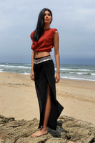 Odana's | Sustainable Gifts | FUSION Slit Pants | Slit Pants | Sustainable Fashion