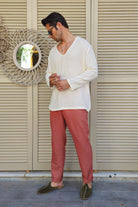 Odana's | Sustainable Gifts | ACHILLES Bamboo & Organic Cotton Shirt (Light Cream) | Shirts | Sustainable Fashion