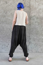 Odana's | Sustainable Gifts | BREATH Women's Organic Cotton Harem Pants (Black, Blue) | Harem Pants | Sustainable Fashion