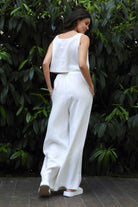 Odana's | Sustainable Gifts | CHAKRA White Women's Linen Pants | Linen Pants | Sustainable Fashion