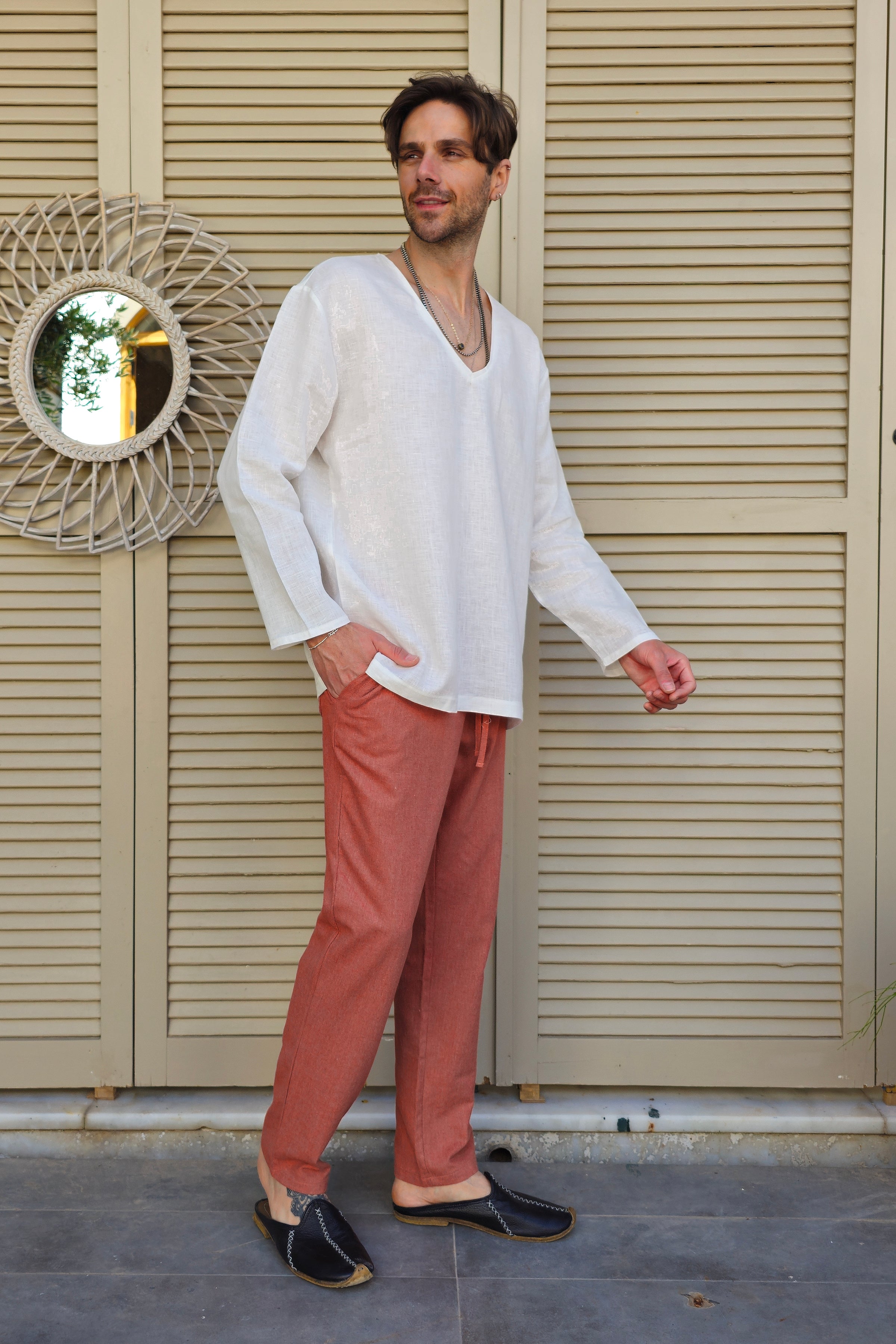 Odana's | ACHILLES | Linen Shirt