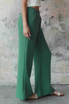 Odana's | Sustainable Gifts | PALAZZO Women's 2Layer Organic Gauze Cotton Pants (Green, Terra Cotta, Mustard, Brown) | Palazzo Pants | Sustainable Fashion