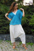 Odana's | Sustainable Gifts | JUNIPER Women's Harem Pants | Harem Pants | Sustainable Fashion