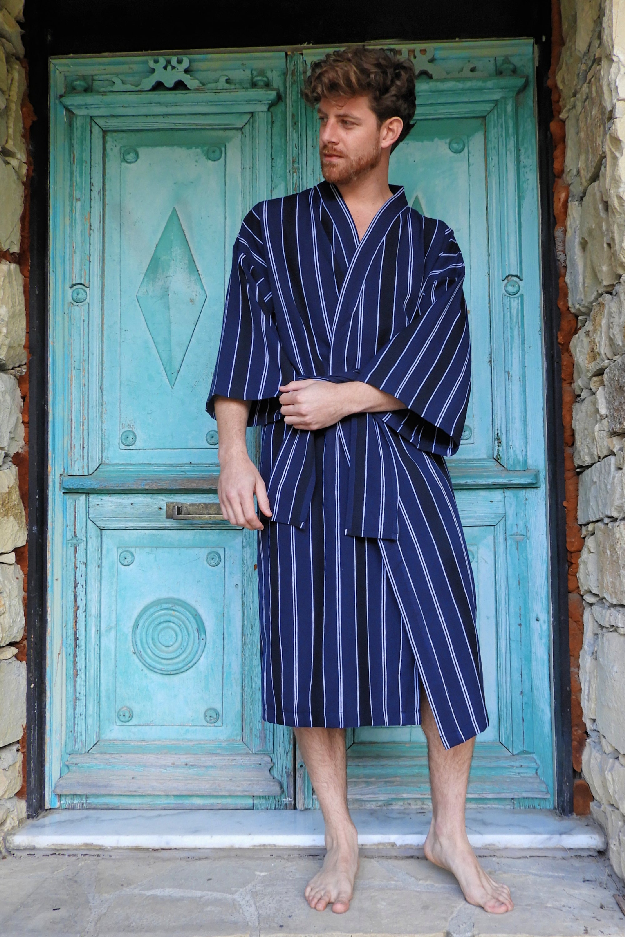Sustainable  | SKY Cotton Robe For Men by Odana's