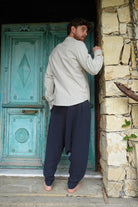 Odana's | Sustainable Gifts | RELAX Gender Neutral Organic Gauze Cotton Harem Pants (Black, Dark Blue) | Harem Pants | Sustainable Fashion