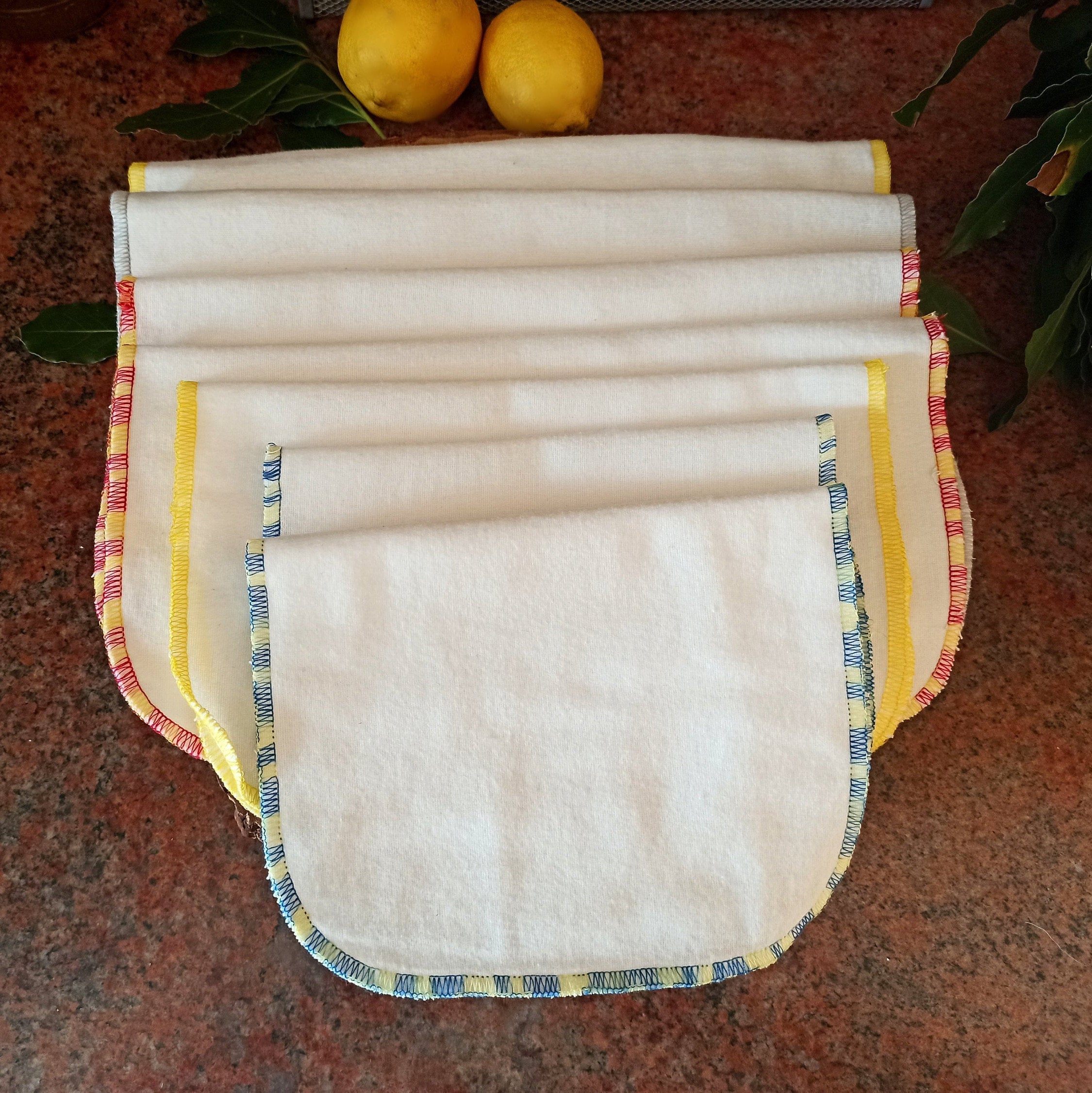 Odana's | Reusable Paper Towels Set, White | Towels | Sustainable Fashion