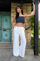 Odana's | Sustainable Gifts | PALAZZO Women's 4Layer Organic Gauze Cotton Pants | Palazzo Pants | Sustainable Fashion