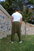 Odana's | Sustainable Gifts | SNOW Men's Harem Pants For Winter (Black, Green) | Harem Pants | Sustainable Fashion