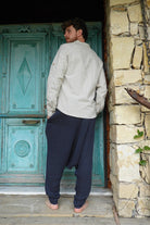Odana's | Sustainable Gifts | RELAX Gender Neutral Organic Gauze Cotton Harem Pants (Black, Dark Blue) | Harem Pants | Sustainable Fashion